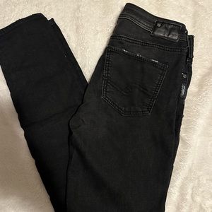 Black Silver Aiko Skinny Jeans